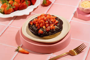Dark Chocolate Strawberry Pancake