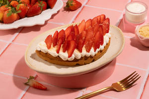 Cream Cheese & Strawberry Waffle