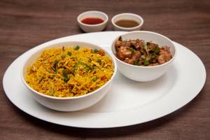 Chicken hong kong fried rice