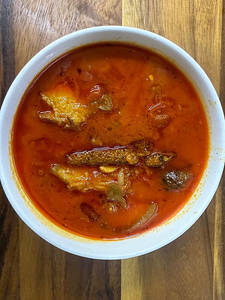 Smoked Pork With Axone Fermented Soya Beans