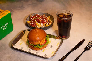 Double Trouble Burger + OG Fries + Coke