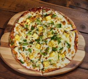 12 paneer capsicum pizza