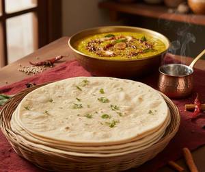 Rumali Roti 2pc + Dal Tadka + Salad