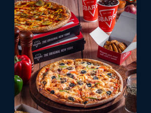 Meal for 2- Veg Supreme + NY Cheese Pizza