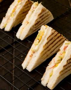 Paneer Cheese and Corn Sandwich