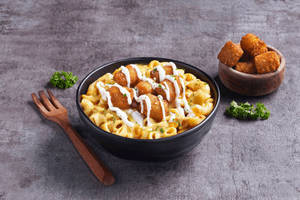 Mac & Cheese Falafel Pasta Bowl
