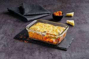 Paneer Tikka Baked Cheese Rice Bowl