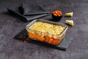 Chicken Tikka Baked Cheese Rice Bowl