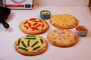 Classic Pizzas Pack Of 4 - Veg