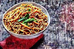 Triple Non Veg Schezwan Noodles