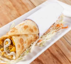 Double Egg Chicken Cheese Roll
