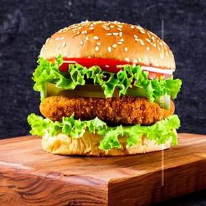 CRISPY BUFFELO BURGER 