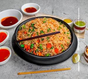 Egg Chicken Schezwan Fried Rice