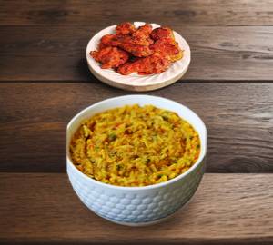 Dal Khichdi & Chicken  4 Pics 65