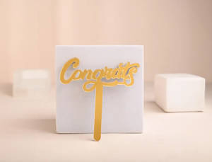 Congrats Cake Topper