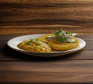 Chana Dal+2 Makki Di Roti