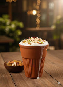 Kulhad Kesar Badam Lassi