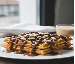 NUTELLA CHOCOLATE WAFFLE