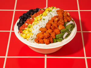 Crispy Peri Peri Chicken Rice Bowl (Mini)