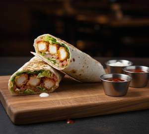 Fried Chicken Shawarma Without Salad