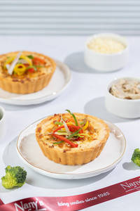 Broccoli And Mushroom Quiche