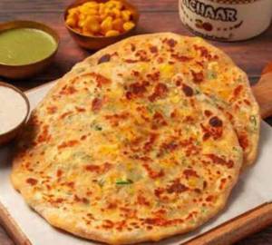 Aloo paratha 4pic +achar+salad