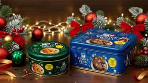 Dates And Cherries Cake [400 G] With Chocolate Walnut Cake [400 G]