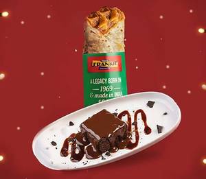 Frankie - Chilly Paneer Roll+ Brownie