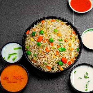 Shezwan non-veg triple Fried Rice