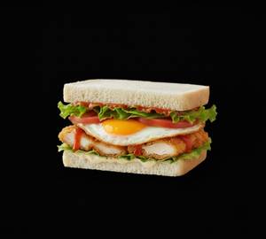 Chicken egg sandwich