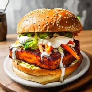 Paneer Tandoori Burger