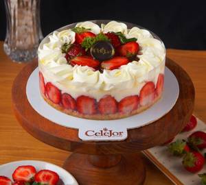 Eggless Strawberry Cheese Cake [500 G]