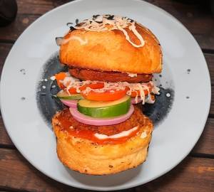 Double Tikki Cheese Burger