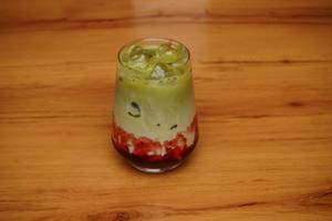 Strawberry Matcha Cold