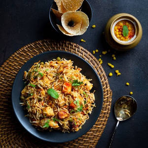 Paneer Tikka Biryani