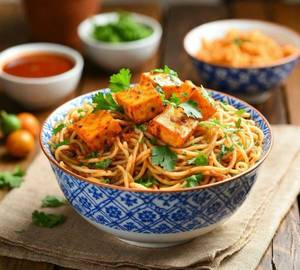 Veg noodles and manchurian/chilli paneer