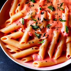 Penne Pasta in Pink Sauce