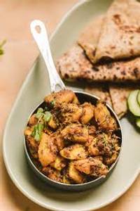 Plain Tandoori Roti 2 Pices + Jeera Alu
