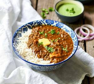 Dal makhni and rice/2 roti