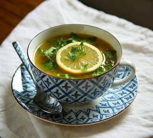 Lemon coriander soup