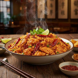 Chicken Scehzwan Fried Rice