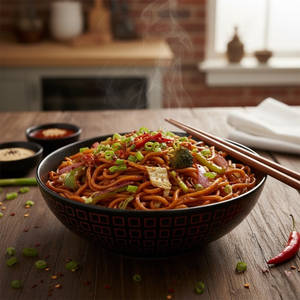 Veg Scehzwan Noodles
