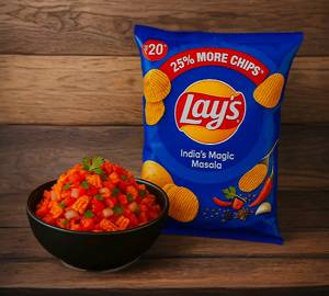 Blue Lays Chaat Pack