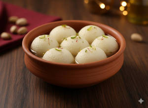 Rosogolla From Chana 10 Pcs