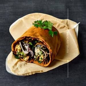 Mushroom Pepper Shavarma Roll