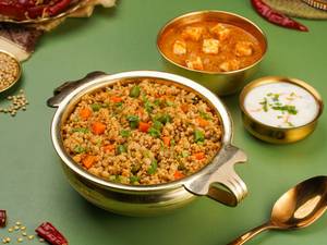 Millet Pulao With Paneer Butter Masala