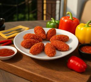 Veg Kurkure Momos [8 Pieces]