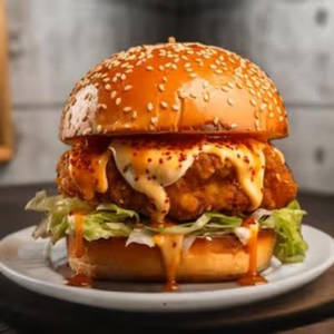 Butter Chicken Burger