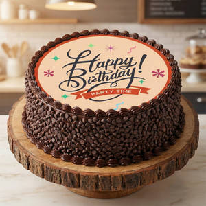 Choco Chip Birthday Poster Cake (500 Gm)