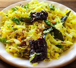 Cabbage Poriyal
